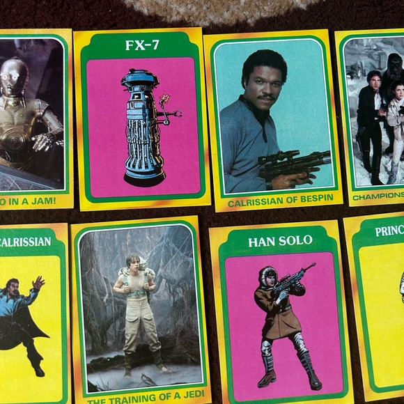 Star Wars Empire Strikes Back 1980 Topps Collector Cards, lot of 22 cards - Picture 3 of 14